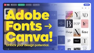 How to Add Adobe Fonts to Canva (Step by Step)