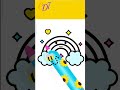How To Draw Rainbow 🌈 #kidsdrawing #kidsentertainment #shorts ##rainbow #drawingtutorial