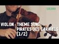 Apprendre  jouer du violon facilement  le thme de pirates des caraibes 12