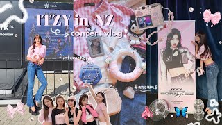 ITZY CONCERT VLOG: born to be tour in nz, vip + BARRICADE, fancams, interactions ~♡