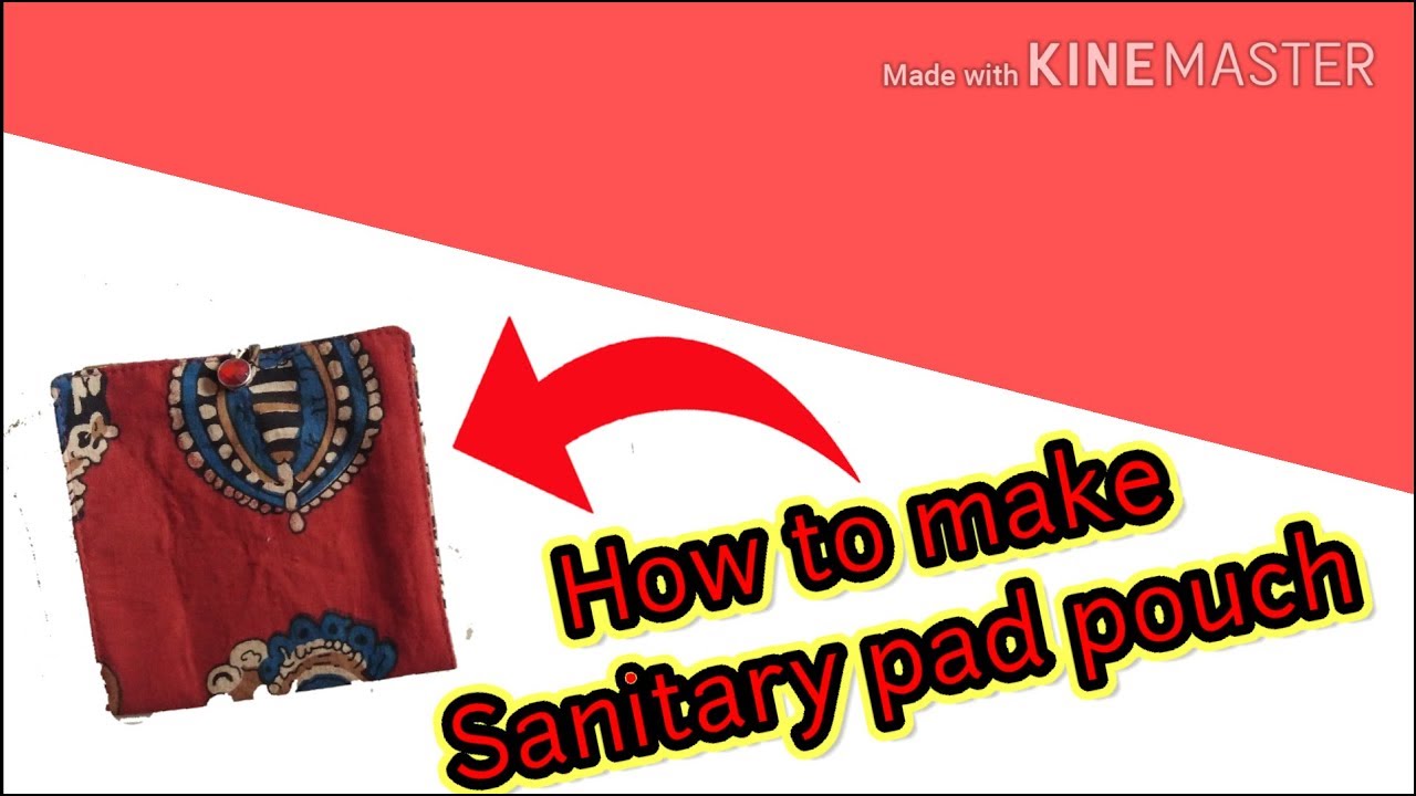 DIY Sanitary pad pouch YouTube