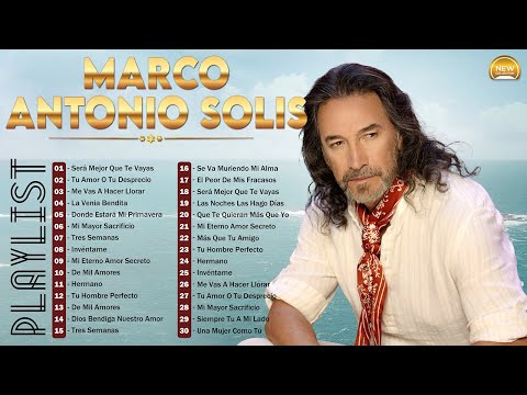 Marco Antonio Solis Exitos 2024 ~ 30 Exitos Romanticas Inolvidables ~ Marco Antonio Solis Mix Éxitos