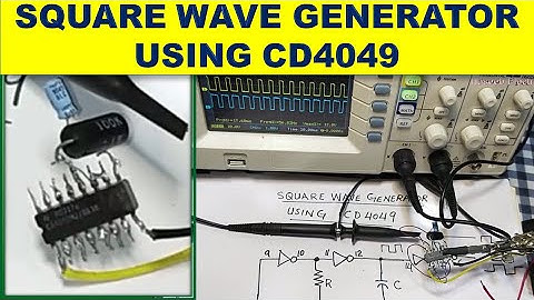 {457} Square Wave Generator Circuit Using CD4049 Hex Inverting Buffer CMOS IC