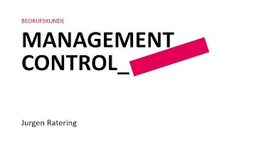 Management Control kennisclip 20 03 2020