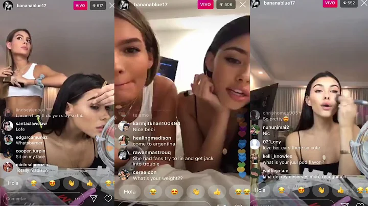 Madison Beer and Isabella Jones (@bananablue17) In...
