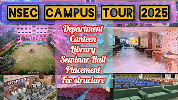 Netaji Subhash engineering college Kolkata complete campus tour 2025 |campus tour |2025 #NSEC