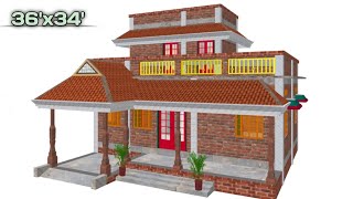 3 room house design in village l Low cost three bedroom house Plans l Simple 3 bedroom House Plans