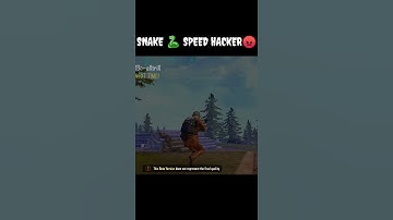 SNAKE 🐍 SPEED HACKER😡||#shorts #pubg #bgmi #hacker #hackersbgmi