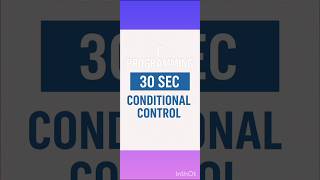 C Programming in 30 Sec | Conditional Control Flow⚡ #CProgramming#Codind#IfElse#ConditionalStatement