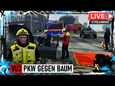 🔴 LIVE | 📟VU PKW gegen Baum geknallt⚡Sector-V Roleplay Maxmilim #live