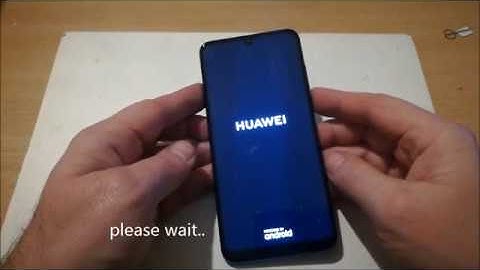 Huawei p30 lite factory reset