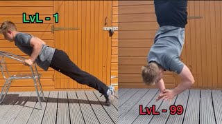 PUSH UPS From Level 1 To Level 100 (WHAT’S YOUR LEVEL?)