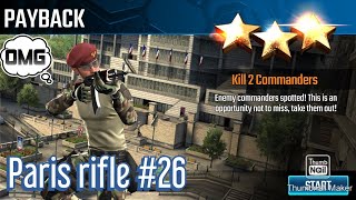 Payback, Sniper Strike special ops mission #26- Paris (rifle/zone 9) screenshot 5