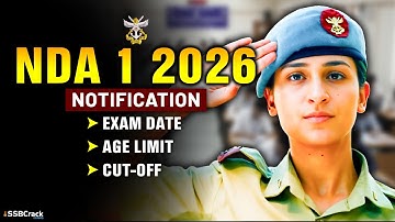 NDA 1 2026 Notification and Exam Date