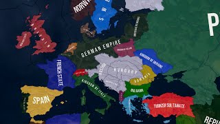 If Germany Won WW1 and France Found Fascism - Kaisertum Hoi4 Timelapse