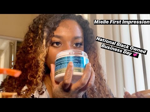 Mielle Unboxing/First Impression! Black Owned Business Sundays - YouTube
