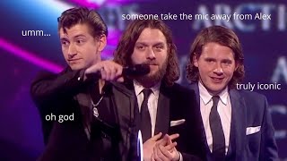 I edited Alex Turners brit awards speech...