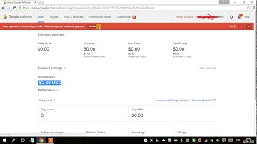 Adsense showing negative amount in current balance?