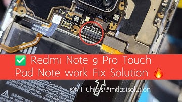 ✅️  Redmi Note 9 Pro Touch Not Working Fix Solution 🔥