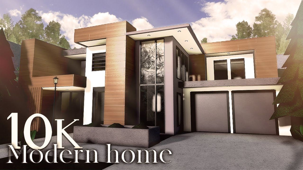 Bloxburg: 10k Modern House | Roblox Speedbuild | Housebuild