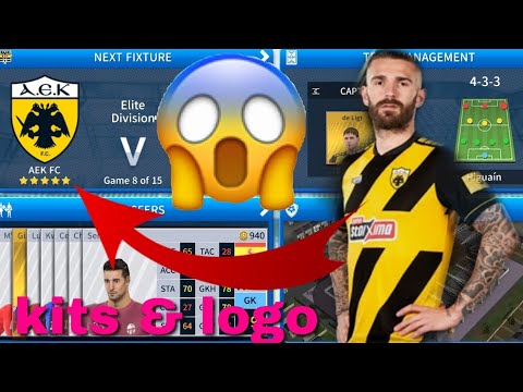 Dream League Soccer 2019 How To Make AEK FC New Kits & Logo 2019/2020