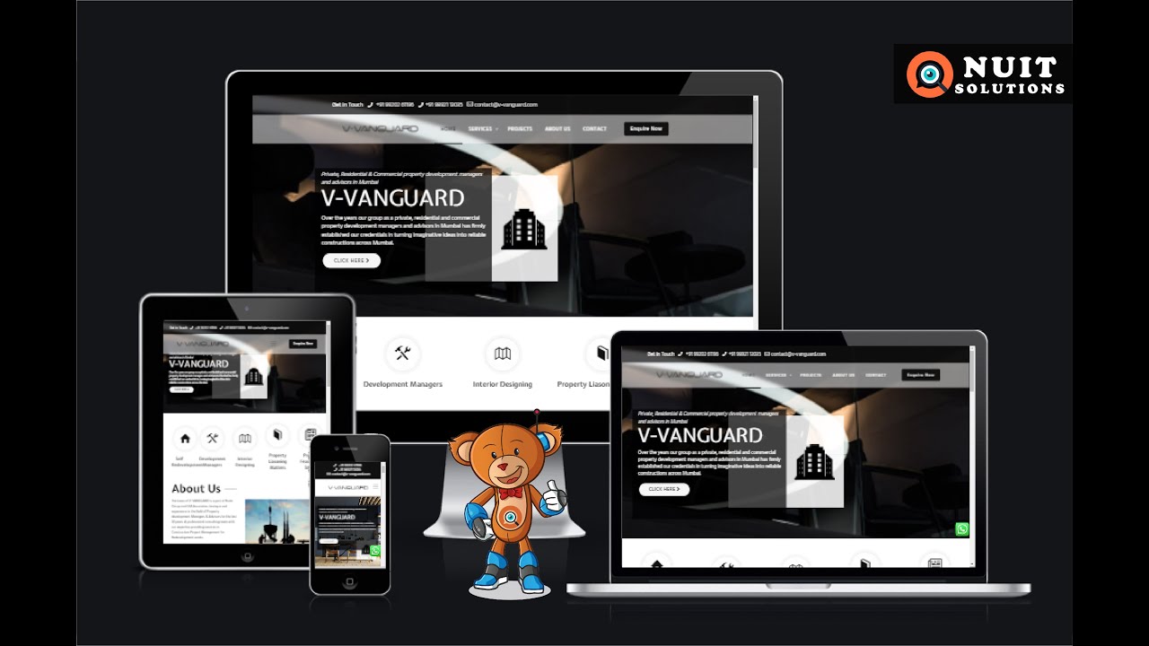 Web Development Portfolio - V-Vanguard - YouTube