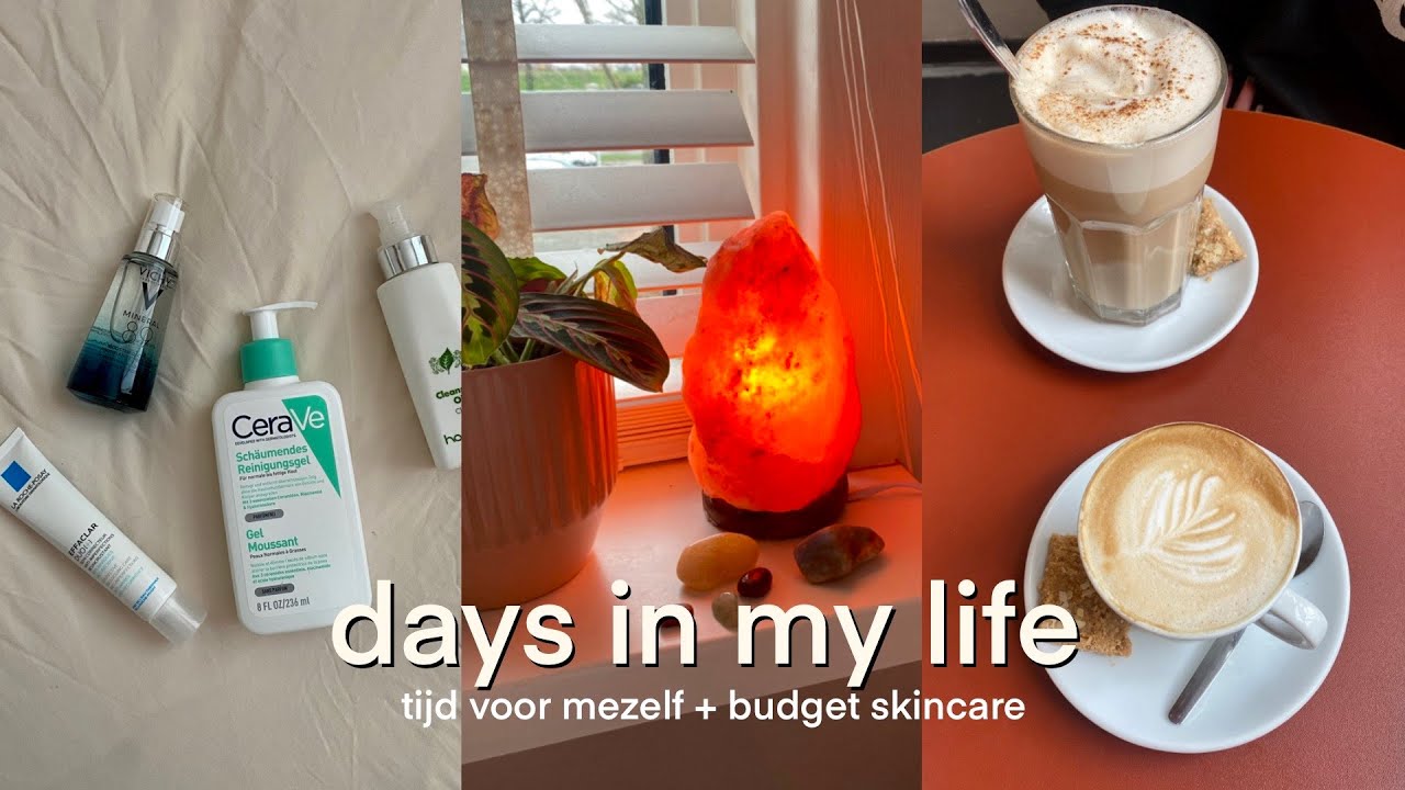 vlog: budget skincare, glow up plannen & tijd voor mezelf  🫧 💗 💁‍♀️