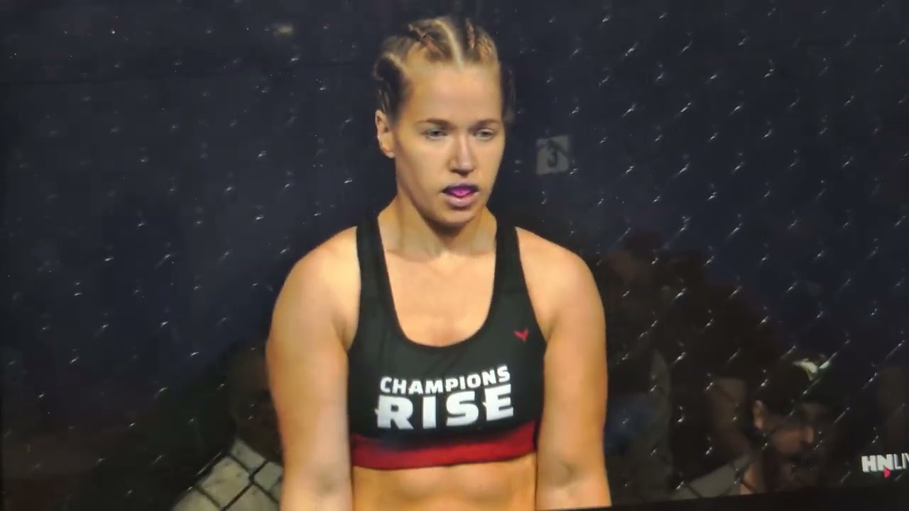 Reba 'Code Red' Hopf Wins Champions Rise MMA Fight