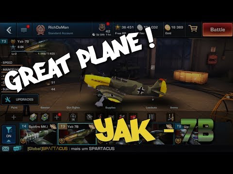 GREAT PLANE! Yak-7B - ★WAR WINGS★  [IOS Gameplay/Review]