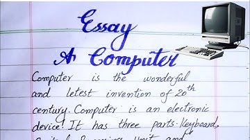 💻 Essay on My Computer in English | Easy Essay for Grade 8 Students | Simple & Short ✍️