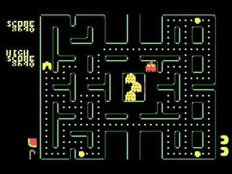 PC MAN, very old pac man, packman clone for DOS Computers (CGA supported! :-))