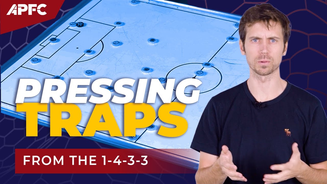 Как перехватить инициативу в игре без мяча? Прессинговые ловушки по схеме 1-4-3-3.