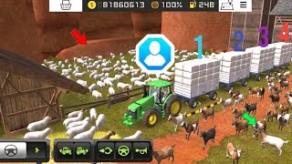 Selling Sheep and Goat Wool in FS18 | FS18 Gameplay Multiplayer | Timelapse