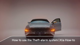 How to use the Theft-alarm system | Kia How-to