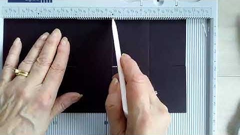 Video #37: Interlocking Gatefold Card.