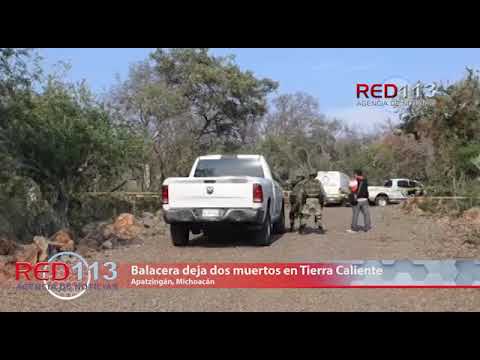 VIDEO Balacera deja dos muertos en Tierra Caliente