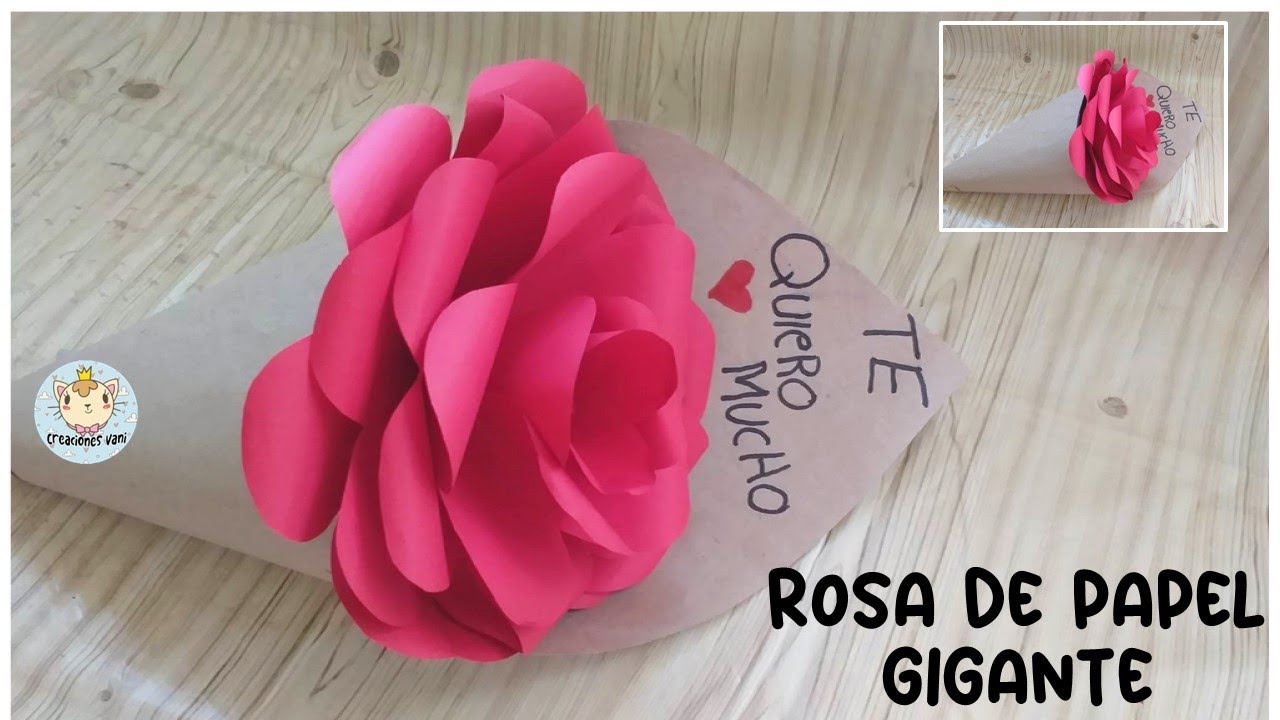 Ramo de flores de papel - Idea de REGALO para SAN VALENTÍN