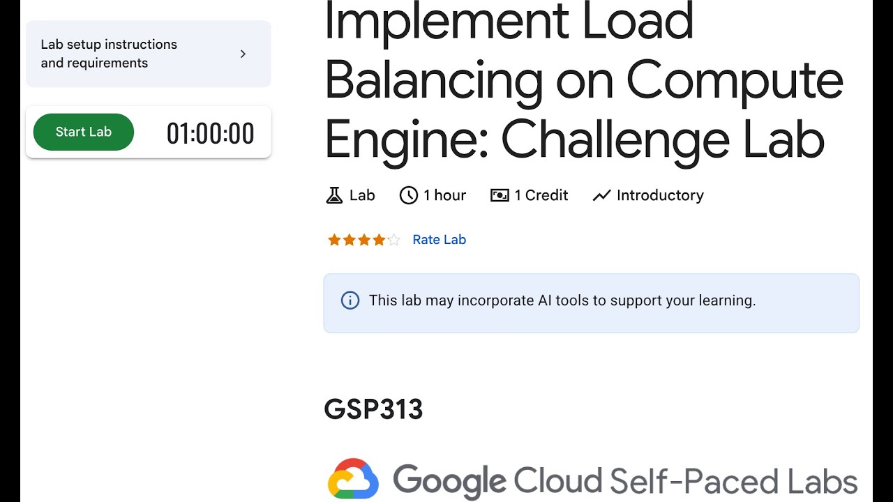 GSP313-Implement Load Balancing on Compute Engine: Challenge Lab |  Google Cloud Qwiklabs 2025