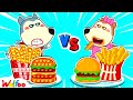 Real Food vs Fake Food - Wolfoo Plays Pop It Challenge -Kids Good Habits |Wolfoo Family Kids Cartoon