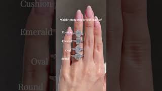 If he proposed with a 3 stone ring, which diamond ring would you choose? 💍
