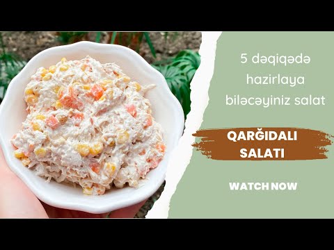 🟢Asan və dadlı salat resepti\\ Qarğıdalı salatı\\ Deliciouse corn salad\\  How to Make Corn Salad