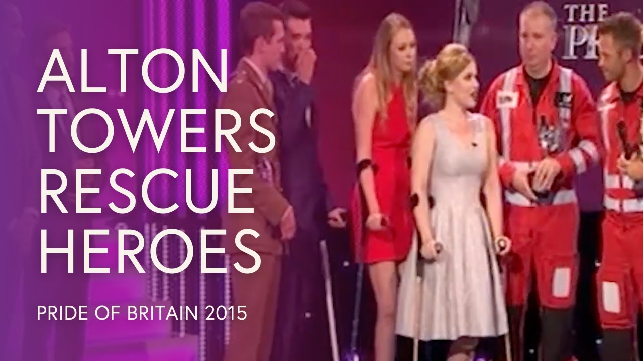Heroes of the Alton Towers Crash Rescue: David Cooper, Tom Waters, Ben Clark | Pride of Britain 2015