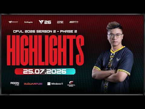 HIGHLIGHTS CFVL 2026 S2 PLAYOFFS NGÀY 25.07.2026