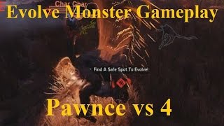 Pawnce Plays Evolve Alpha! Monster Full Gameplay Video