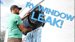 RV Window Leak Fix | DIY Easy RV Window Reseal