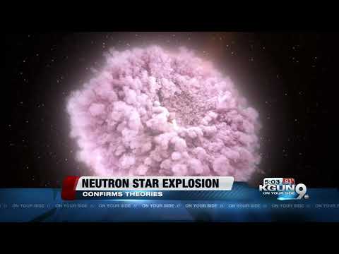 Star explosion finds gold, confirms Einstein