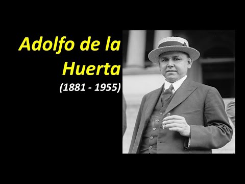 Adolfo De La Huerta | Contrapersonajes