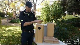 Bird, possum and bat nesting boxes #Backyardranger