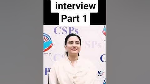CSS exam interview 2024 in English Complete 💯 video