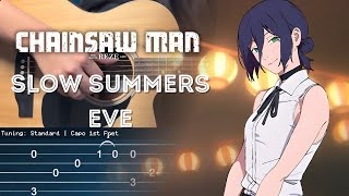 Slow Summers Eve - Chainsaw Man Reze Arc Movie OST Fingerstyle Guitar